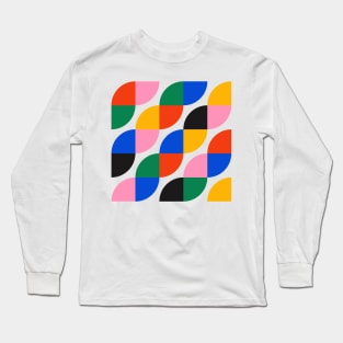 BAUHAUS 04: Exhibition 1923 | Mid Century Series Long Sleeve T-Shirt